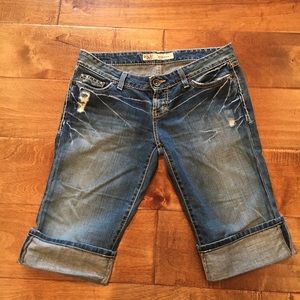 BKE long cuffed shorts